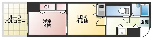 ARK-M【303号室】の間取り