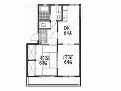 弥生ハイムA棟【A-202号室】の間取り