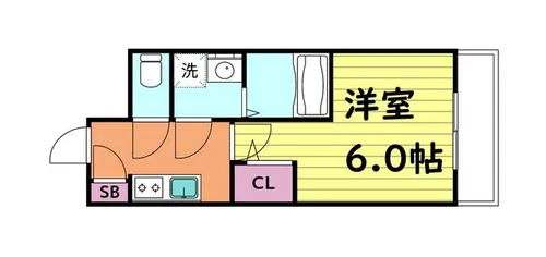 エスリード大阪城EAST【11階】の間取り