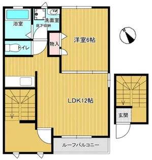 SAKURA【2階】の間取り