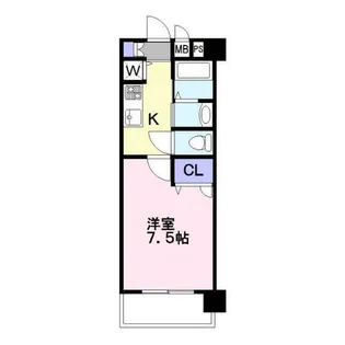 ラ・ガール福間【2階】の間取り