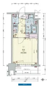 プレサンス京都洛南【5階】の間取り