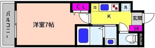 AILE青木【310号室】の間取り