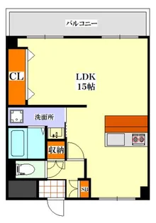 リーデンハイムダイヤ【4階】の間取り