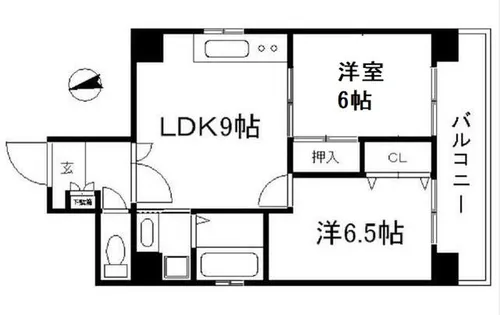 リーグレック元町【7階】の間取り