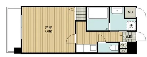 ブランパレス寺田町【3階】の間取り