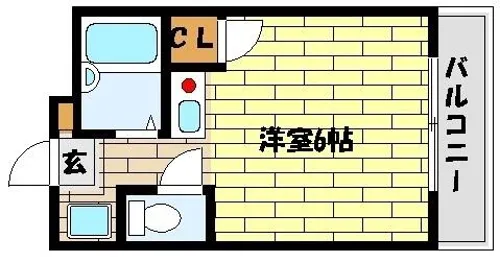 Crescendo(クレッシェンド) Ⅱ(ツー)【403号室】の間取り