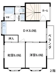 クレバーハイツ【2階】の間取り