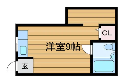 片山ハイツ【1階】の間取り