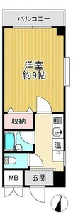 グランドハイツ上筒井【603号室】の間取り
