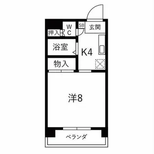 サングリーン新栄【1階】の間取り