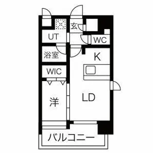 パグーロ城西【803号室】の間取り