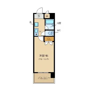エスリード新大阪第8【4階】の間取り