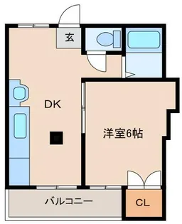 夏山マンション【303号室】の間取り