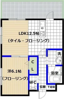 マーベル寿扇【1003号室】の間取り