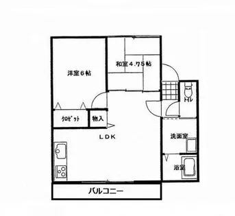亀岡市古世町 グレース芝原【1階】の間取り
