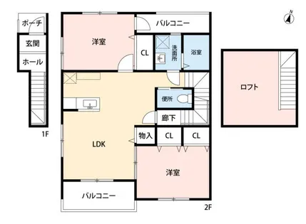 cantabile【2階】の間取り