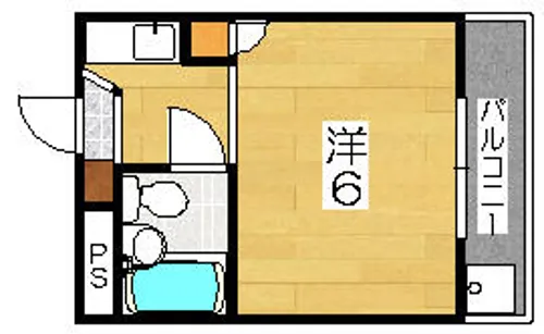 ロイヤルハウス高野【3階】の間取り