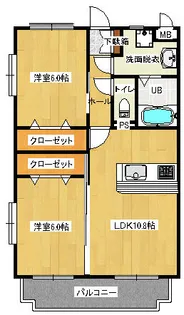 ユーミースマイルⅠ【3階】の間取り