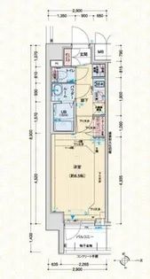 アドバンス京都エーデル【3階】の間取り