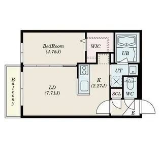 S-RESIDENCE琴似本通avanta【1階】の間取り