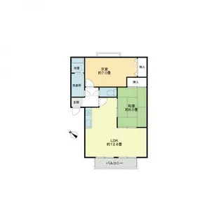 フォブール周船寺【2階】の間取り