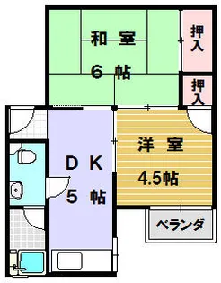 花柳ビル【4階】の間取り