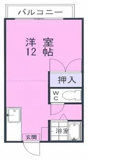 プレジール折尾【202号室】の間取り