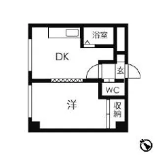 エヴァ八軒【3階】の間取り