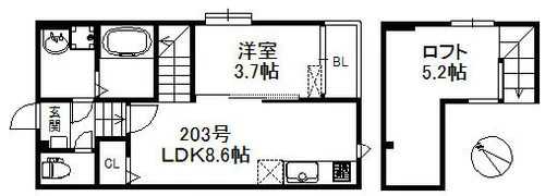 福岡県福岡市博多区美野島2丁目【アパート】の外観