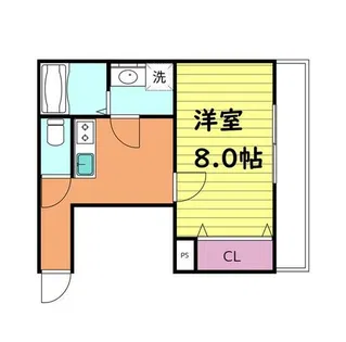 クィーンライフ東今里【6階】の間取り