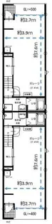 フローリッシュⅢ (ガレージハウス)【A号室】の間取り