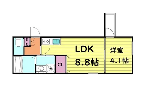 court MT【1階】の間取り