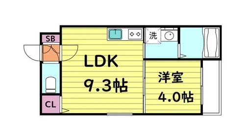 court MT【3階】の間取り