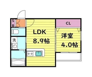 court MT【3階】の間取り