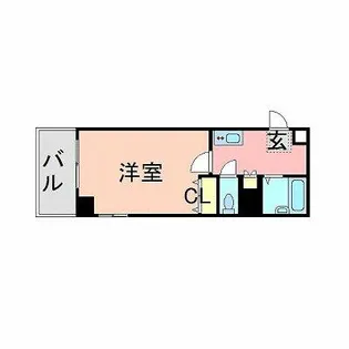 ラフォーレ博多駅前【3階】の間取り