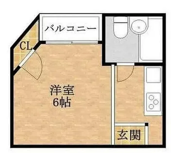 京橋ファインビル【4階】の間取り