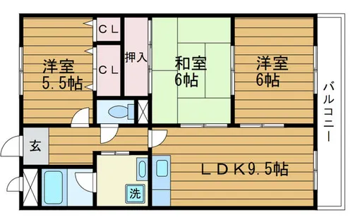 ヴィラ・クイーン【2階】の間取り