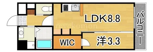 ブレス唐人町駅前【4階】の間取り