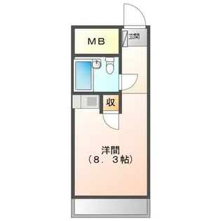 ホワイトパレス黄金五番館【906号室】の間取り
