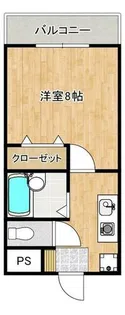 ステージア本町【8階】の間取り