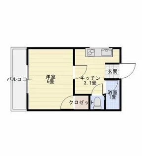 ピュアセントT2【205号室】の間取り
