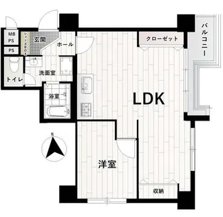 ライオンズマンション東本町第三【14階】の間取り
