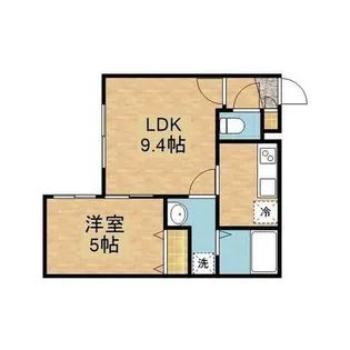 NORTH LIFE新道東(ノースライフ)【201号室】の間取り