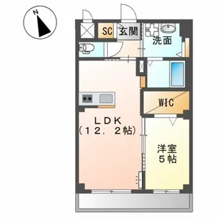 エストレージャ【2階】の間取り