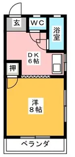 コーポマリーナ【2階】の間取り