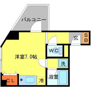 イーストコート【2階】の間取り