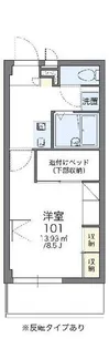 レオパレスナラヤ【4階】の間取り