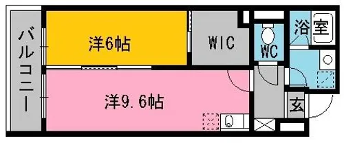 エリジアン【0102号室】の間取り