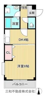 ピュアセントT1【2階】の間取り